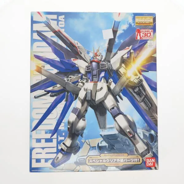 『中古即納』{PTM} MG 1/100 フリーダムガンダム スペシャルクリア外装パーツ付 ガンダム ガンプラ30周年記念特別企画 プラモデル バンダイ(20091231)