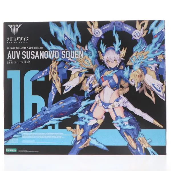 『中古即納』{PTM} メガミデバイス 1/1 皇巫 スサノヲ 蒼炎(おうぶ すさのを そうえん) プラモデル(KP681) コトブキヤ(20230127)