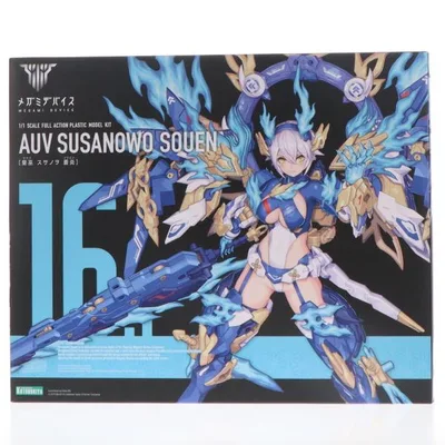 『中古即納』{PTM} メガミデバイス 1/1 皇巫 スサノヲ 蒼炎(おうぶ すさのを そうえん) プラモデル(KP681) コトブキヤ(20230127)