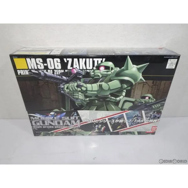 『中古即納』{PTM} HGUC 1/144 MS-06 量産型ザク 機動戦士ガンダム プラモデル(0122240) バンダイ(20180627)
