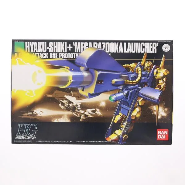 『中古即納』{PTM} HGUC 1/144 MSN-00100 百式+メガバズーカランチャー 機動戦士Zガンダム プラモデル(0126793) バンダイ(20170601)