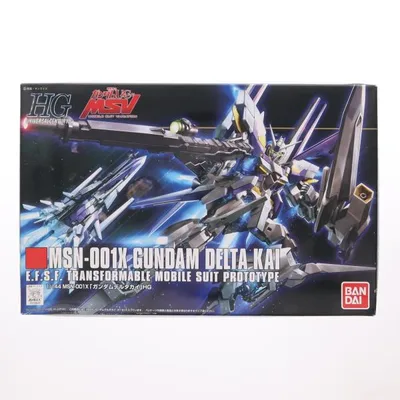 『中古即納』{PTM} HGUC 1/144 MSN-001X ガンダムデルタカイ 機動戦士ガンダムUC(ユニコーン) MSV プラモデル(0179641) バンダイ(20180201)