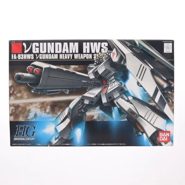 『中古即納』{PTM} HGUC 1/144 RX-93 νガンダム(ヘビー・ウェポン・システム装備型) 機動戦士ガンダム 逆襲のシャア プラモデル(0158436) バンダイ(20090406)