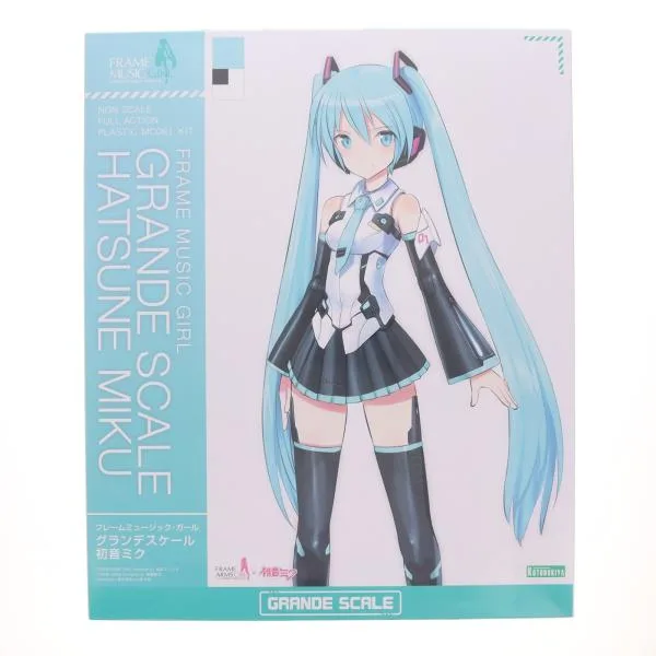『中古即納』{PTM} コトブキヤ限定特典付属 グランデスケール フレームミュージック・ガール 初音ミク VOCALOID プラモデル(FG199) コトブキヤ(20260928)