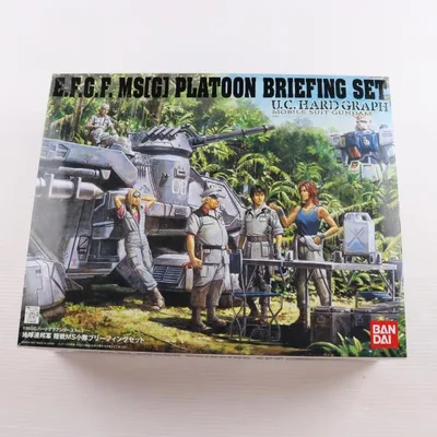 『中古即納』{PTM} U.C.ハードグラフシリーズ No.3 1/35 地球連邦軍 陸戦MS小隊 ブリーフィングセット ガンダム 第08MS小隊 プラモデル バンダイ(20070131)