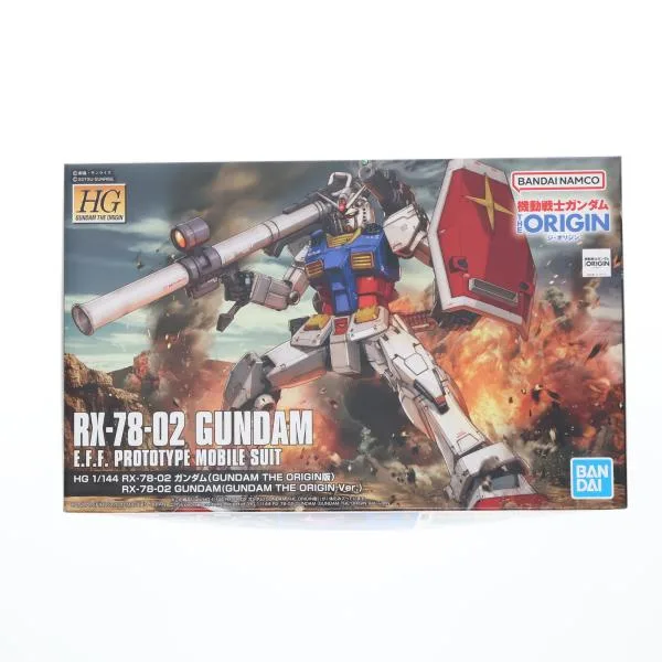 『中古即納』{PTM} HG 1/144 RX-78-02 ガンダム(GUNDAM THE ORIGIN版) 機動戦士ガンダム THE ORIGIN プラモデル(5058929) バンダイスピリッツ(20200529)