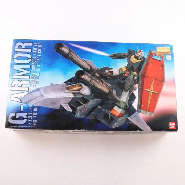 『中古即納』{PTM} MG 1/100 Gアーマー リアルタイプカラー 機動戦士ガンダム プラモデル(0158763) バンダイ(20090625)