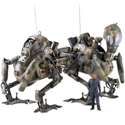 『中古即納』{PTM} ARTPLA 1/35 カングール(2機セット)&整備兵 マシーネンクリーガー プラモデル(AP045) 海洋堂(20250430)