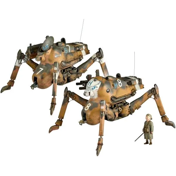 『中古即納』{PTM} ARTPLA 1/35 グラジエーターG1/G2&スマイルエディ・アムゼル Ma.K. マシーネンクリーガー プラモデル(AP049) 海洋堂(20250930)