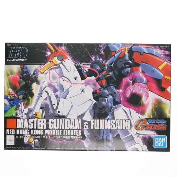 『中古即納』{PTM} HGFC 1/144 GF13-001NHII マスターガンダム&風雲再起 機動武闘伝Gガンダム プラモデル(0170961) バンダイスピリッツ(20191122)