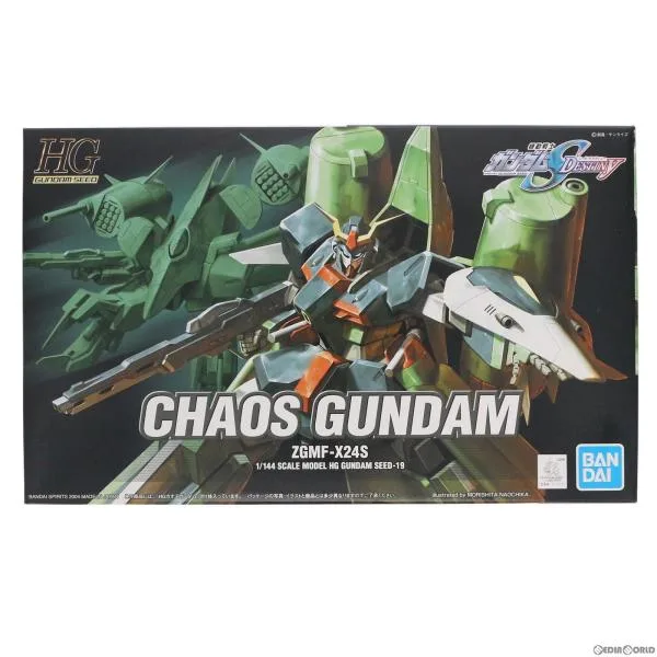 『中古即納』{PTM} HG 1/144 カオスガンダム 機動戦士ガンダムSEED DESTINY(シード デスティニー) プラモデル バンダイスピリッツ(20190530)