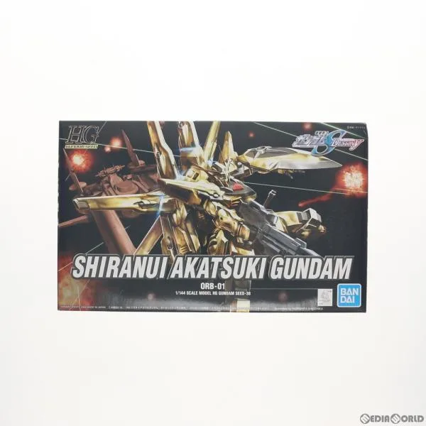 『中古即納』{PTM} HG 1/144 ORB-01 シラヌイアカツキガンダム 機動戦士ガンダムSEED DESTINY プラモデル バンダイスピリッツ(20200428)
