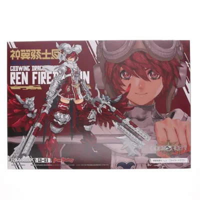『中古即納』{PTM} PLAMAX GO-03 神翼竜騎士 レン・ファイヤードラゴン GODZ ORDER(ゴッズオーダー) プラモデル(20241023)