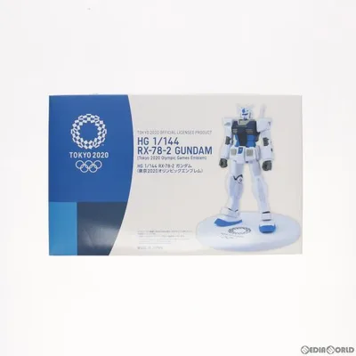 『中古即納』{PTM} HG 1/144 RX-78-2 ガンダム(東京2020オリンピックエンブレム) 機動戦士ガンダム プラモデル(5060449) バンダイスピリッツ(20200606)
