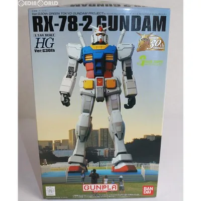 『中古即納』{PTM} HG 1/144 RX-78-2 ガンダム Ver.G30th GREEN TOKYO GUNDAM PROJECT 機動戦士ガンダム プラモデル バンダイ(20090711)
