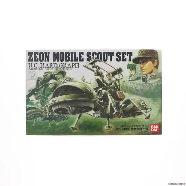 『中古即納』{PTM} 1/35 ジオン公国軍 機動偵察セット 機動戦士ガンダム U.C.ハードグラフシリーズ No.1 プラモデル(0145937) バンダイ(20180325)
