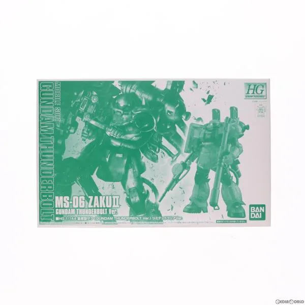 『中古即納』{PTM} イベント限定 HG 1/144 MS-06 量産型ザク(GUNDAM THUNDERBOLT Ver.) リミテッドクリアVer. ガンダム プラモデル バンダイ(20160803)