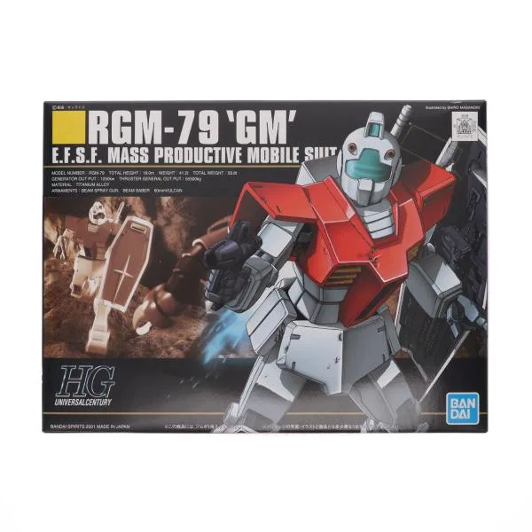 『中古即納』{PTM} (再々販) HGUC 1/144 RGM-79 ジム 機動戦士ガンダム プラモデル(592484) バンダイスピリッツ(20261010)