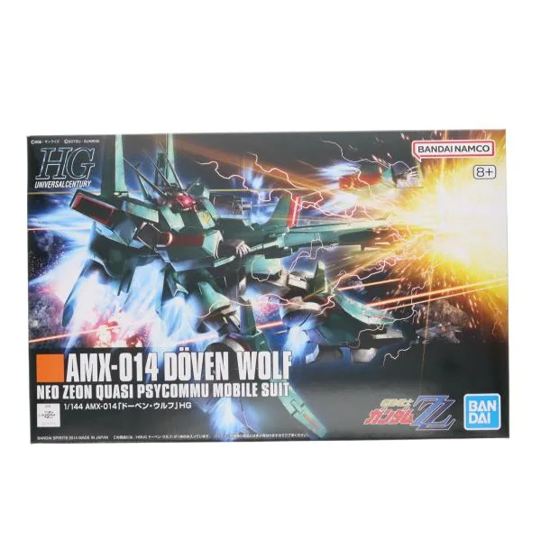 『中古即納』{PTM} HGUC 1/144 AMX-014 ドーベン・ウルフ 機動戦士ガンダムZZ(ダブルゼータ) プラモデル(5062914) バンダイスピリッツ(20180430)