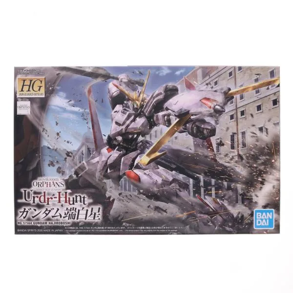 『中古即納』{PTM} (再販) HG 1/144 ガンダム端白星(ハジロボシ) 機動戦士ガンダム鉄血のオルフェンズ ウルズハント プラモデル バンダイスピリッツ(20200822)