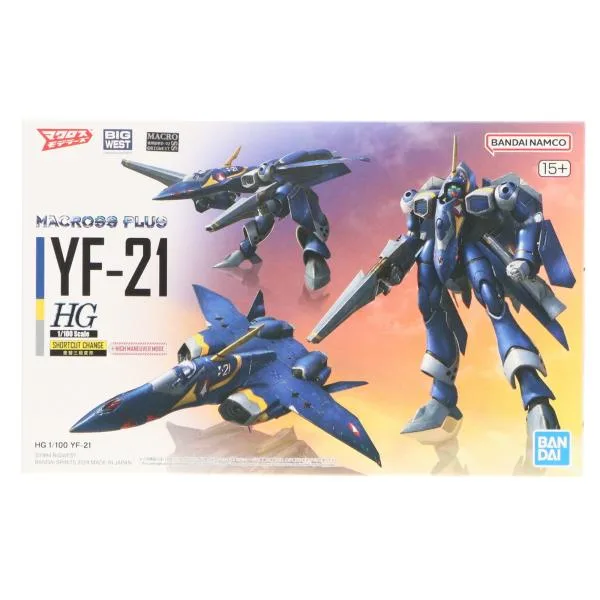 『中古即納』{PTM} HG 1/100 YF-21 マクロスプラス プラモデル(5066280) バンダイスピリッツ(20240120)