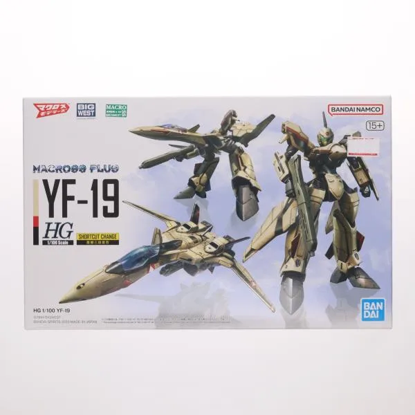 『中古即納』{PTM} HG 1/100 YF-19 マクロス プラス プラモデル(5064258) バンダイスピリッツ(20230128)