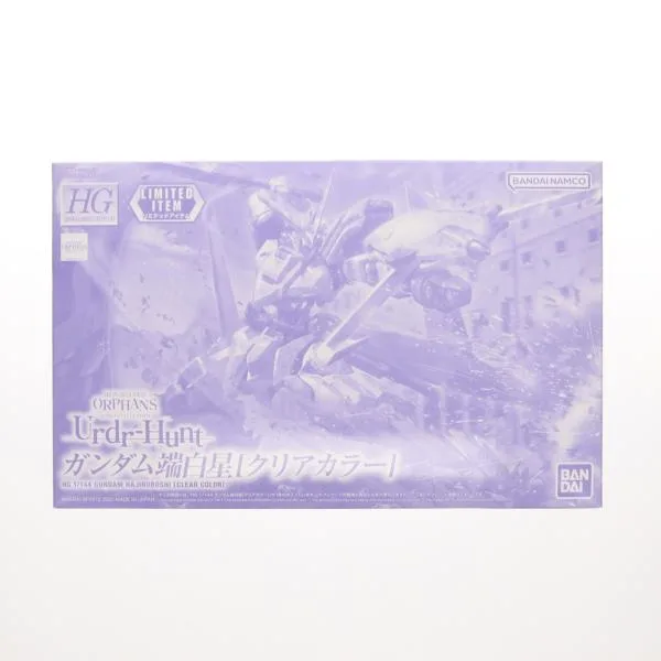 『中古即納』{PTM} イベント限定 HG 1/144 ガンダム端白星(クリアカラー) 機動戦士ガンダム鉄血のオルフェンズ ウルズハント プラモデル(5064204) BSP(20230415)