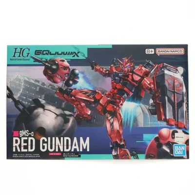 『中古即納』{PTM} HG 1/144 赤いガンダム 機動戦士Gundam GQuuuuuuX(ガンダム ジークアクス) プラモデル(5068569) バンダイスピリッツ(20250531)