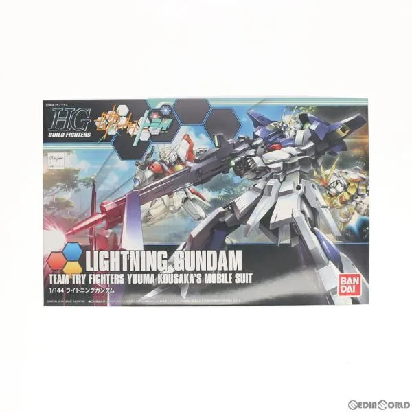『中古即納』{PTM} HGBF 1/144 LGZ-91 ライトニングガンダム ガンダムビルドファイターズトライ プラモデル(0193283) バンダイ(20190129)