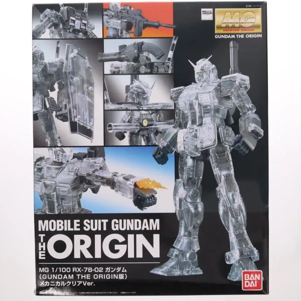 『中古即納』{PTM} MG 1/100 RX-78-02 ガンダム(GUNDAM THE ORIGIN版) メカニカルクリアVer. プラモデル GUNDAM PRODUCT ART ORIGIN展限定 バンダイ(20160803)