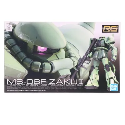 『中古即納』{PTM} RG 1/144 MS-06F 量産型ザク 機動戦士ガンダム プラモデル(5061596) バンダイスピリッツ(20210301)