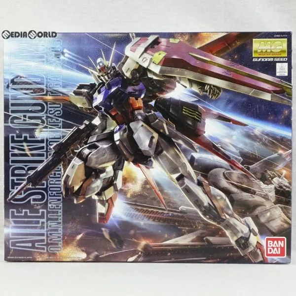 『中古即納』{PTM} MG 1/100 GAT-X105 エールストライクガンダム Ver.RM 機動戦士ガンダムSEED(シード) プラモデル(0181349) バンダイ(20200926)