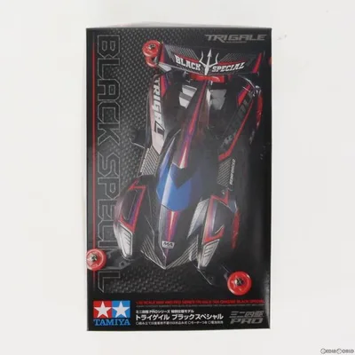 『中古即納』{PTM} 1/32 トライゲイル ブラックスペシャル MAシャーシ ミニ四駆特別企画 プラモデル(95413) タミヤ(20180922)