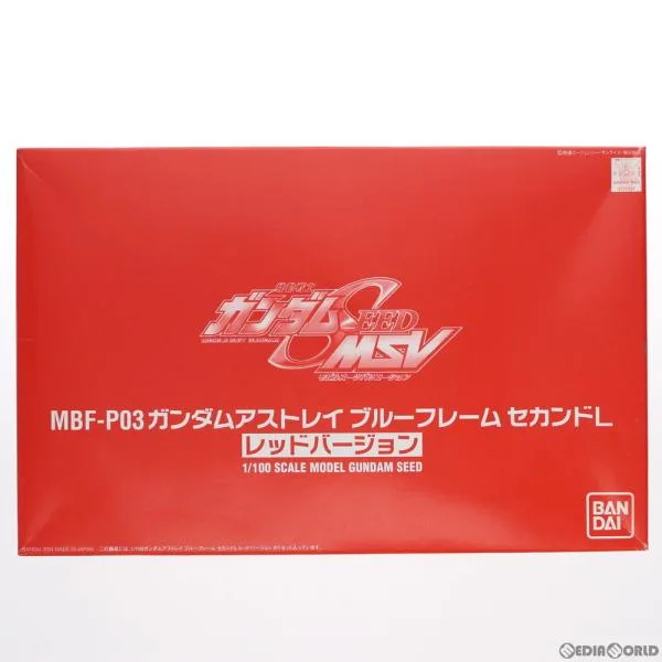 "จัดส่งทันทีมือสอง" {PTM} 1/100 MBF-P03 Gundam Astray Blue Frame 2nd L Red Ver. กันดั้ม SEED MSV พลาสติกโมเดล Bandai (20041231)