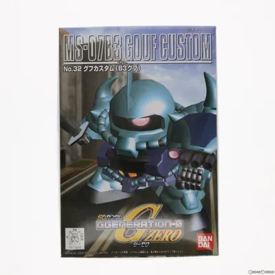『中古即納』{PTM} SDガンダム BB戦士 32 19MS-07B3 グフカスタム SDガンダム G-GENERATION-0 プラモデル(0075674) バンダイ(20000228)
