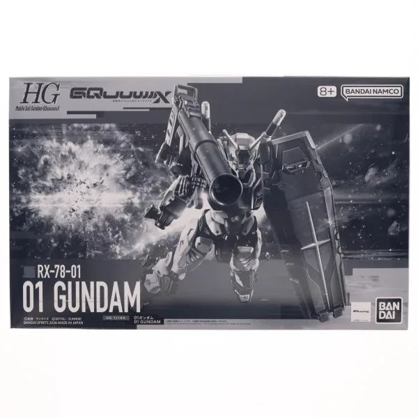 『中古即納』{PTM} プレミアムバンダイ限定 HG 1/144 01ガンダム 機動戦士Gundam GQuuuuuuX(ガンダム ジークアクス) プラモデル バンダイスピリッツ(20260123)
