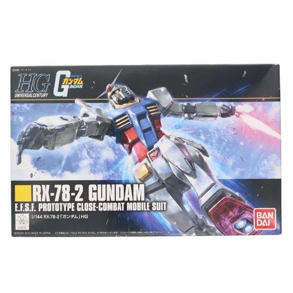 『中古即納』{PTM} HGUC 1/144 RX-78-2 ガンダム 機動戦士ガンダム プラモデル(0196716) バンダイ(20171111)