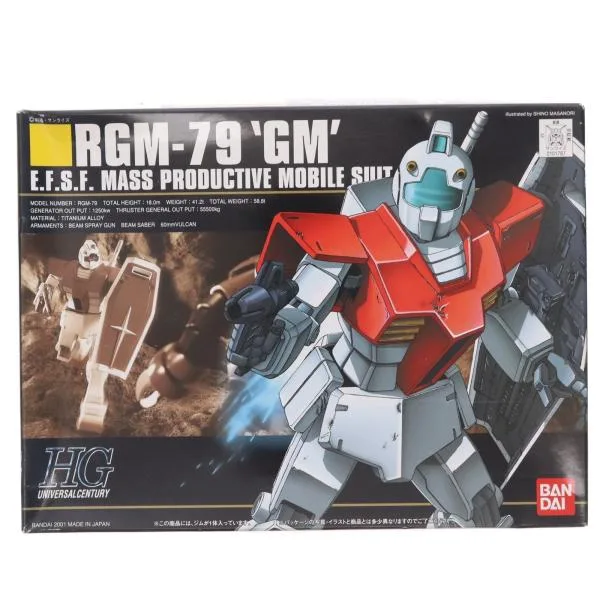 『中古即納』{PTM} HGUC 1/144 RGM-79 ジム 機動戦士ガンダム プラモデル(0101787) バンダイ(20090831)