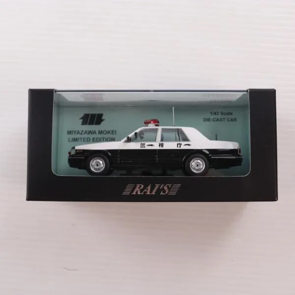 『中古即納』{MDL} 宮沢模型流通限定 1/43 ニッサン セドリック YPY31 2002 警視庁交通部交通機動隊車両 1交1(白×黒) ミニカー(HL430202) RAI'S(20130520)