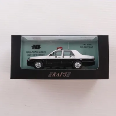 『中古即納』{MDL} 宮沢模型流通限定 1/43 ニッサン セドリック YPY31 2002 警視庁交通部交通機動隊車両 1交1(白×黒) ミニカー(HL430202) RAI'S(20130520)