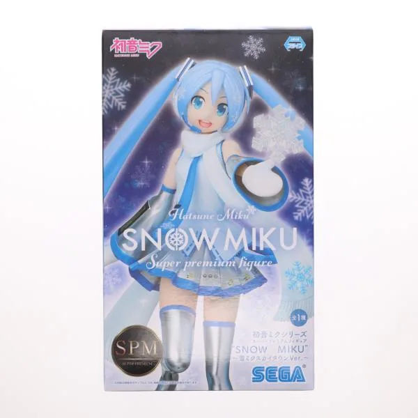 『中古即納』{FIG} 初音ミク 〜雪ミクスカイタウンVer.〜 VOCALOID(ボーカロイド) スーパープレミアムフィギュア『SNOW MIKU』 プライズ セガ(20201231)