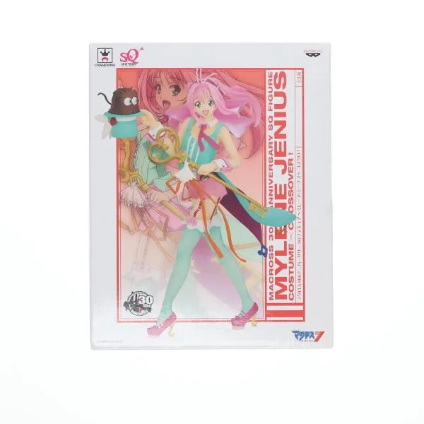 『中古即納』{FIG} ミレーヌ・ジーナス マクロス30thアニバーサリー SQフィギュア コスクロ! マクロス7 プライズ(48247) バンプレスト(20130131)
