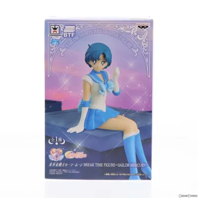 『中古即納』{FIG} セーラーマーキュリー 美少女戦士セーラームーン Girls Memories BREAK TIME FIGURE フィギュア プライズ バンプレスト(20170322)
