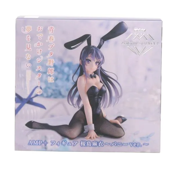 『中古即納』{FIG} 桜島麻衣 AMP+ フィギュア 桜島麻衣 バニーver. 青春ブタ野郎はおでかけシスターの夢を見ない プライズ タイトー(20230531)