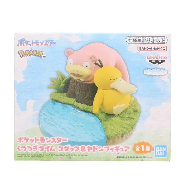 『中古即納』{FIG} コダック&ヤドン くつろぎタイム コダック&ヤドンフィギュア ポケットモンスター プライズ(2539028) バンプレスト(20210630)