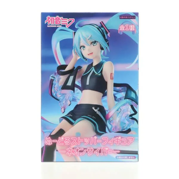 『中古即納』{FIG} 初音ミク VOCALOID(ボーカロイド) ぬーどるストッパーフィギュア-ネオンサイバー- プライズ(AMU-PRZ17664) フリュー(20241220)