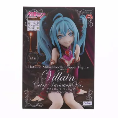 『中古即納』{FIG} 初音ミク VOCALOID(ボーカロイド) ぬーどるストッパーフィギュア-ヴィラン カラバリver.- プライズ(AMU-PRZ13716) フリュー(20220930)