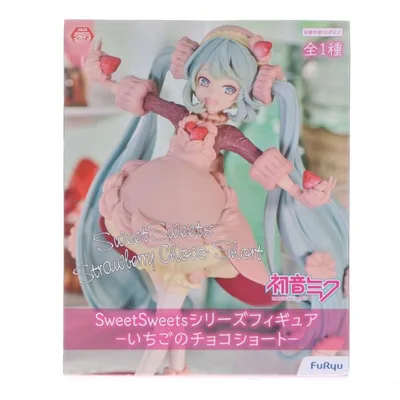 『中古即納』{FIG} 初音ミク VOCALOID(ボーカロイド) Sweet Sweetsシリーズ-いちごのチョコショート- フィギュア プライズ フリュー(20220531)