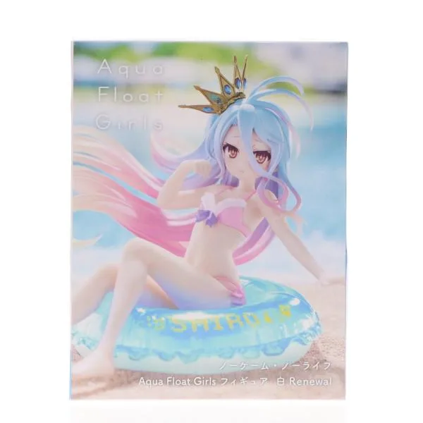 『中古即納』{FIG} 白(しろ) ノーゲーム・ノーライフ Aqua Float Girlsフィギュア 白 Renewal プライズ(451779300) タイトー(20240810)