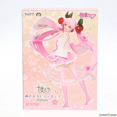 『中古即納』{FIG} 桜ミク 描き下ろしフィギュア 2020ver. キャラクター・ボーカル・シリーズ01 初音ミク プライズ(451198500) タイトー(20200229)